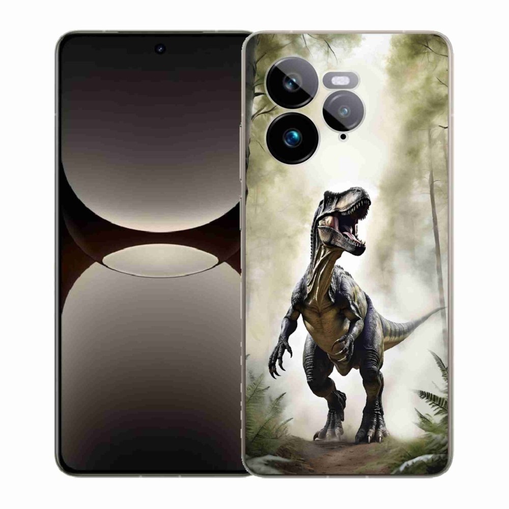 Gelový kryt mmCase na Realme GT 7 Pro 5G - naštvaný T-Rex