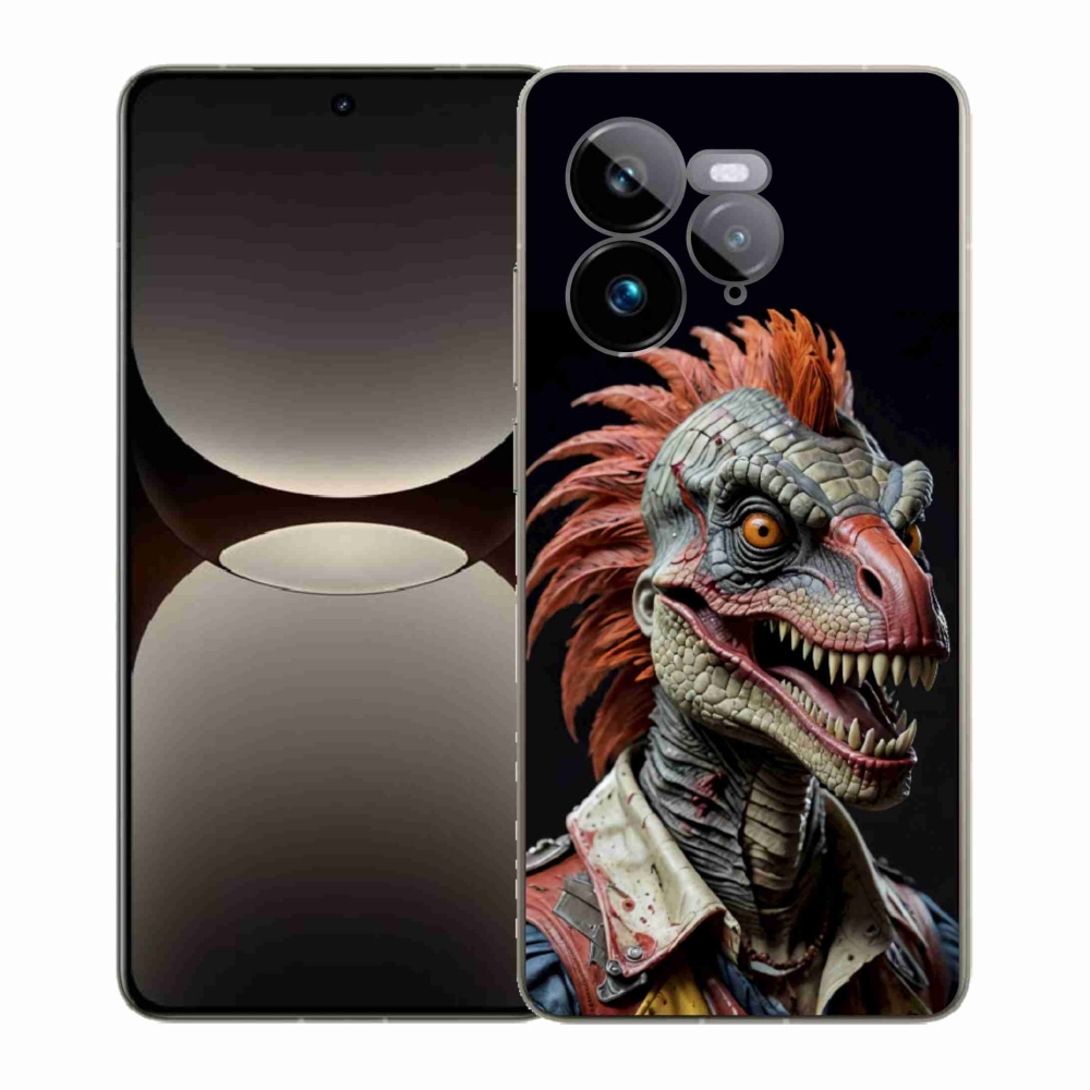 Gelový kryt mmCase na Realme GT 7 Pro 5G - punk dinosaurus