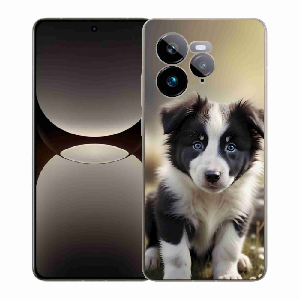 Gelový kryt mmCase na Realme GT 7 Pro 5G - roztomilá border kolie
