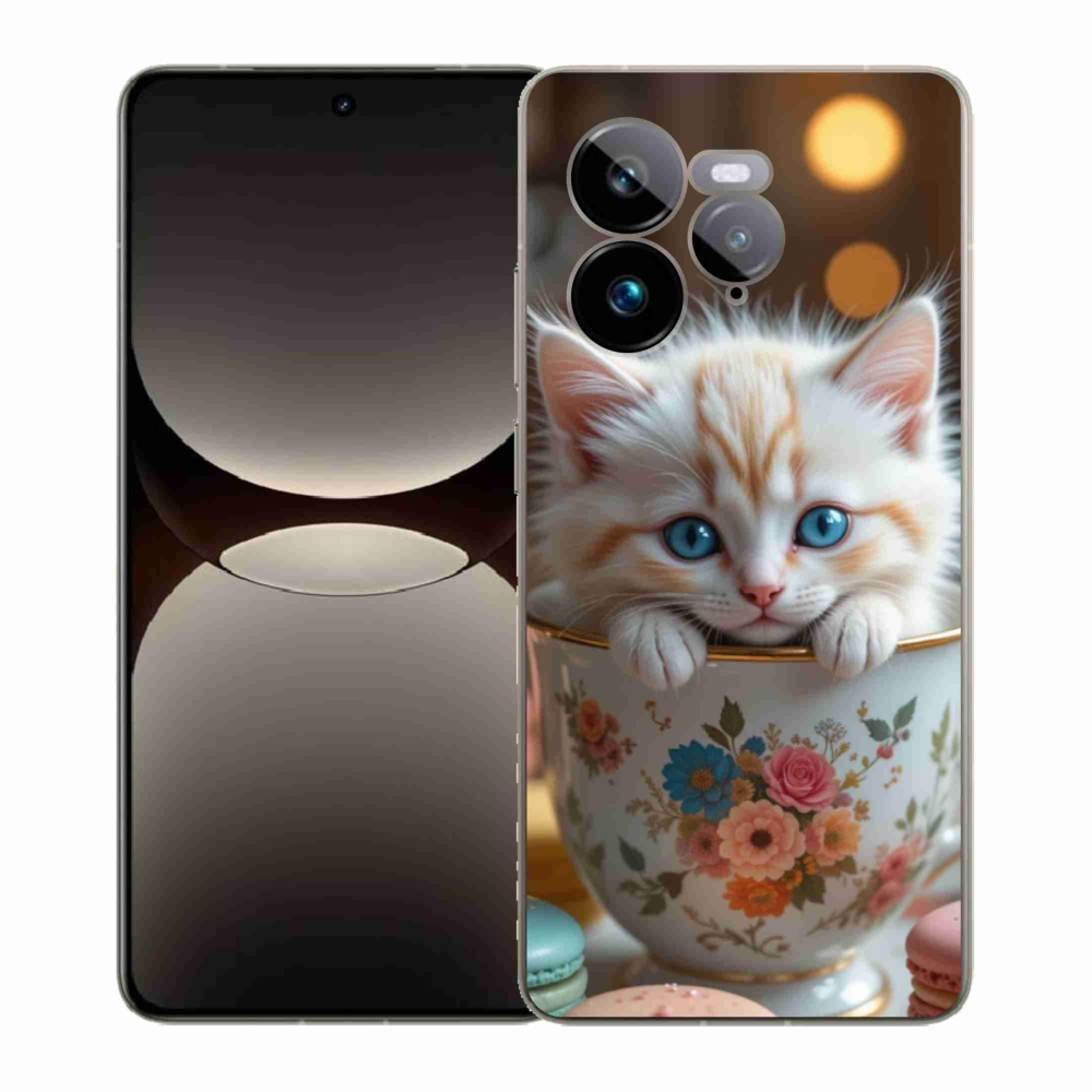 Gelový kryt mmCase na Realme GT 7 Pro 5G - roztomilé kotě 6