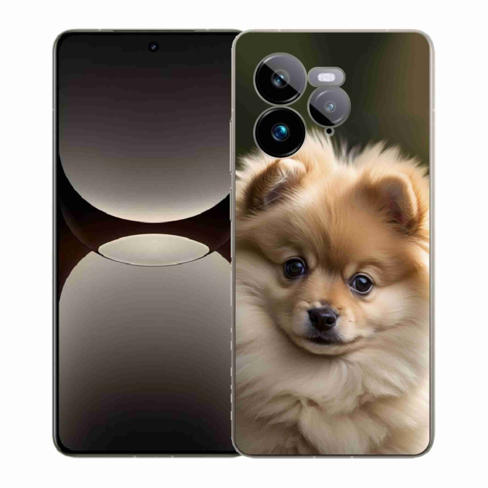 Gelový kryt mmCase na Realme GT 7 Pro 5G - roztomilý pomeranian 2