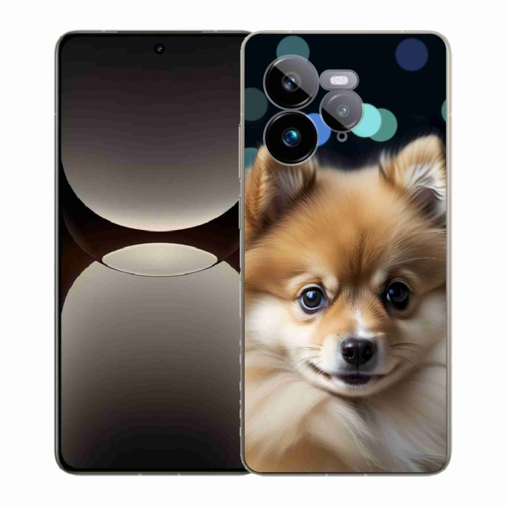 Gelový kryt mmCase na Realme GT 7 Pro 5G - roztomilý pomeranian