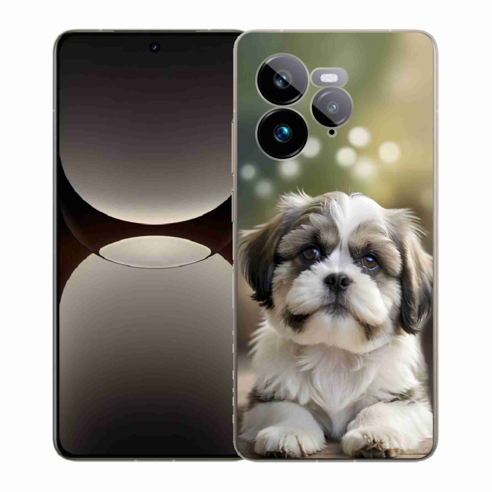 Gelový kryt mmCase na Realme GT 7 Pro 5G - roztomilý shih-tzu