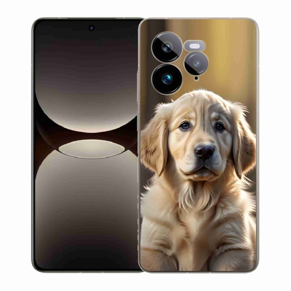 Gelový kryt mmCase na Realme GT 7 Pro 5G - roztomilý zlatý retrívr