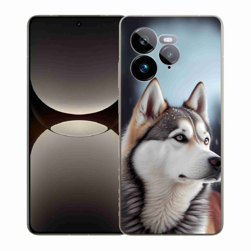 Gelový kryt mmCase na Realme GT 7 Pro 5G - sibiřský husky