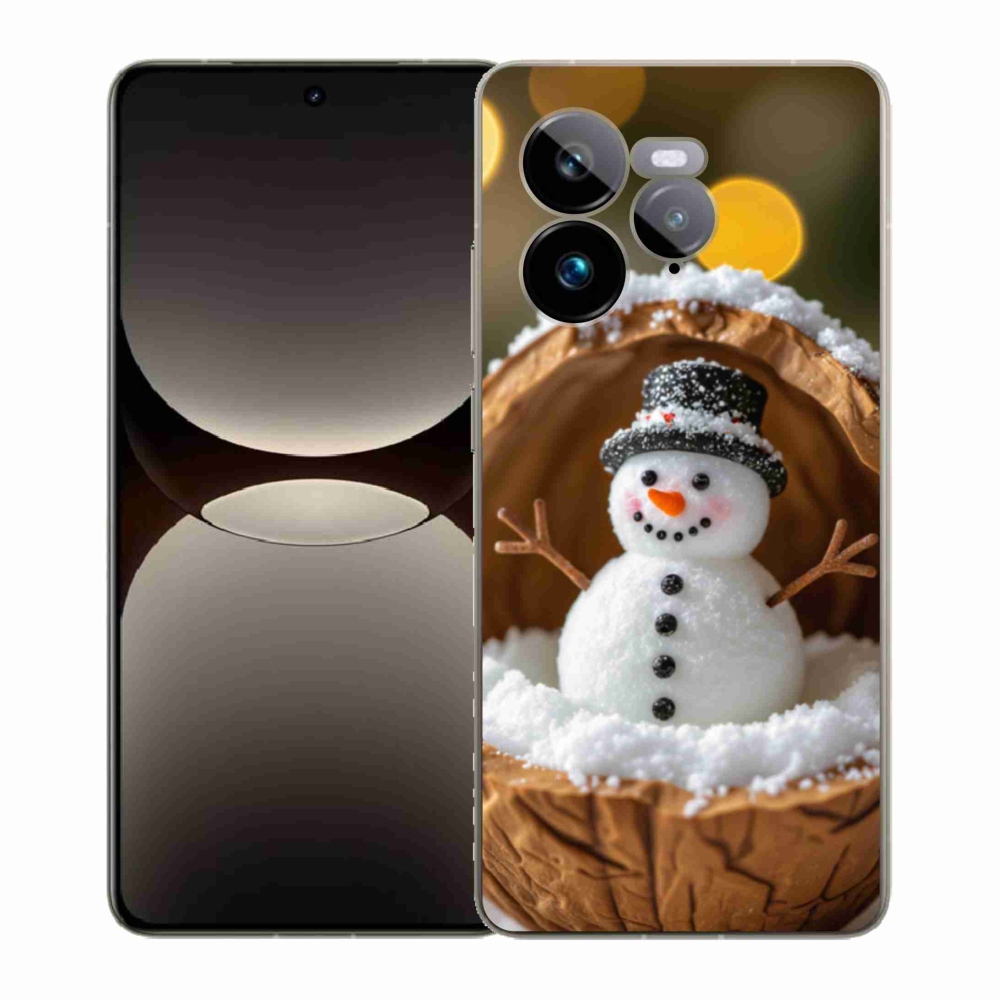Gelový kryt mmCase na Realme GT 7 Pro 5G - sněhulák 4
