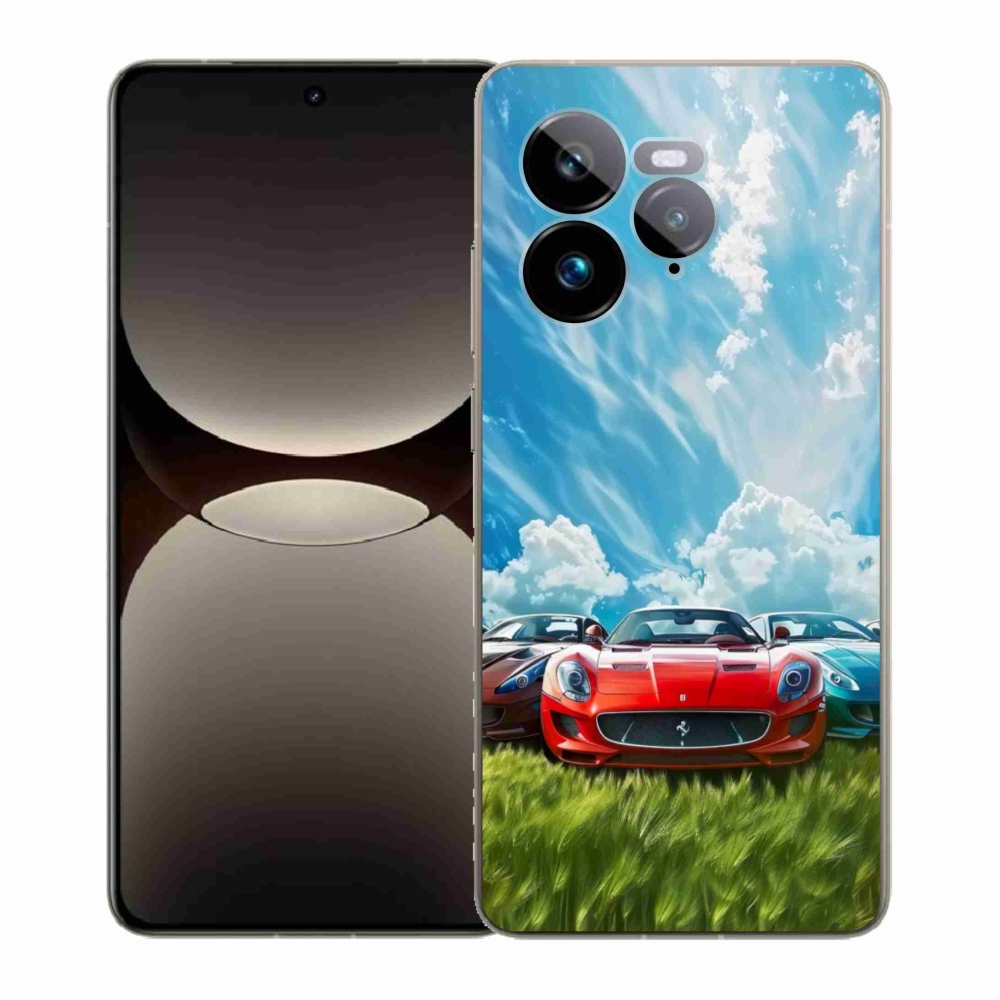 Gelový kryt mmCase na Realme GT 7 Pro 5G - sportovní vozy