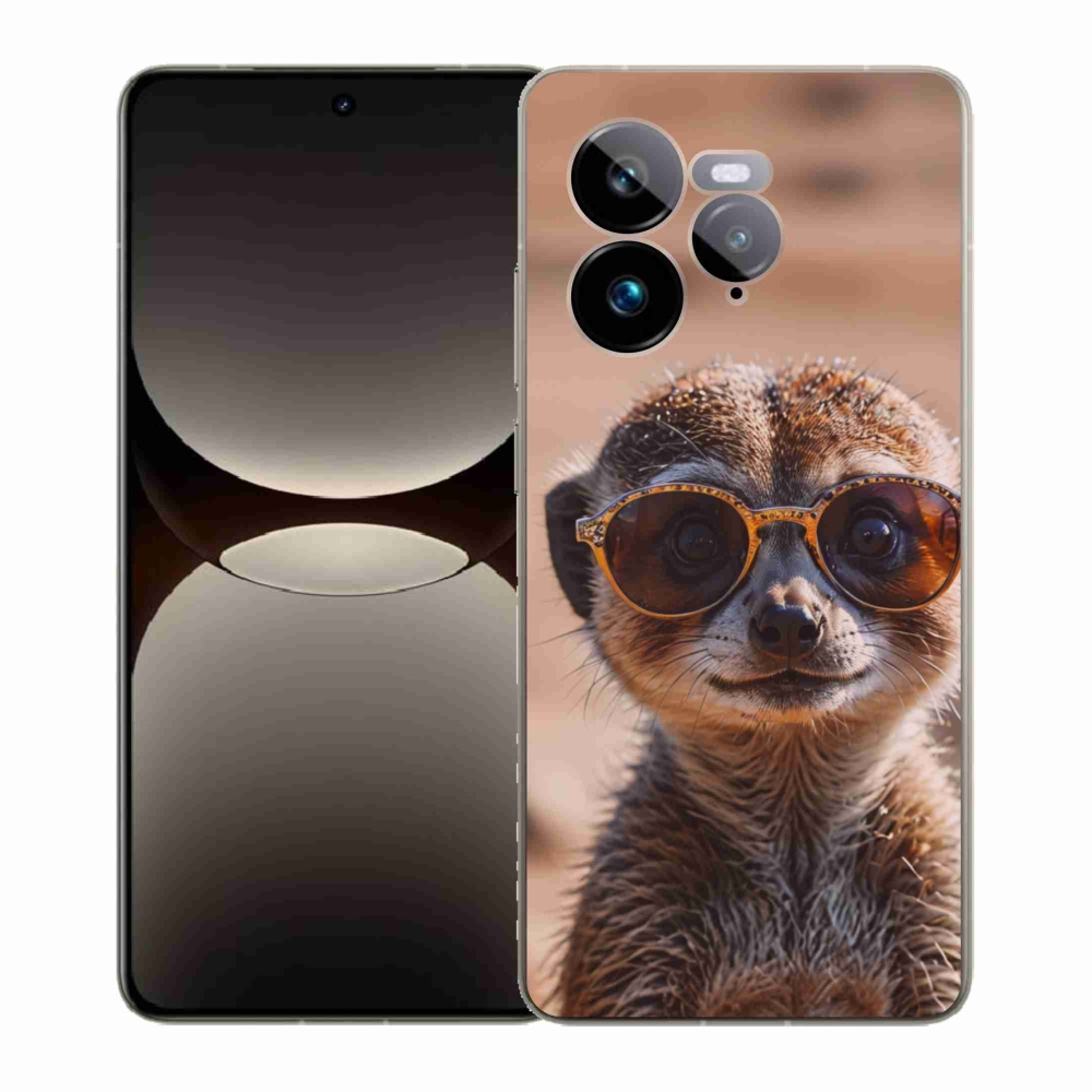 Gelový kryt mmCase na Realme GT 7 Pro 5G - stylová surikata