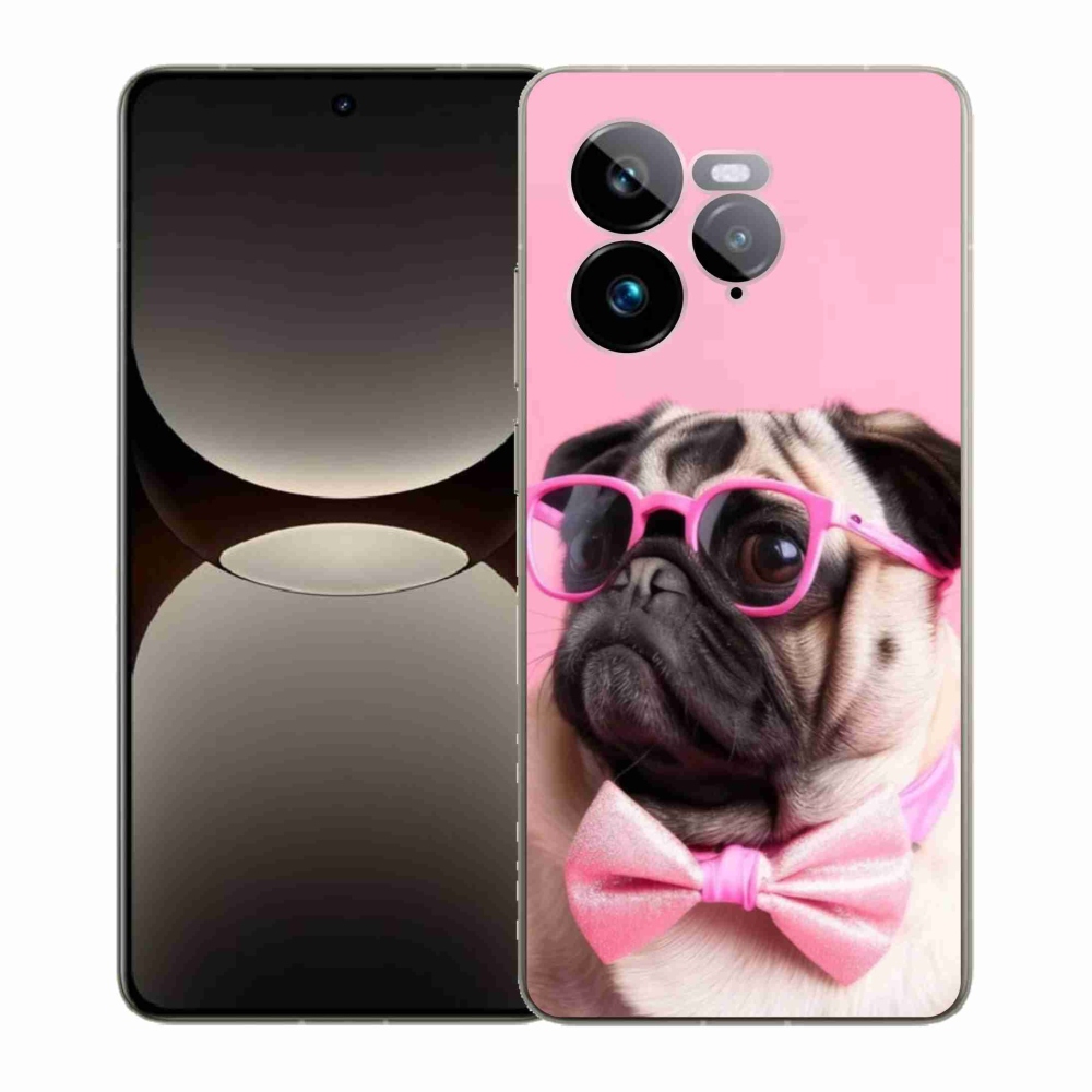 Gelový kryt mmCase na Realme GT 7 Pro 5G - stylový mops