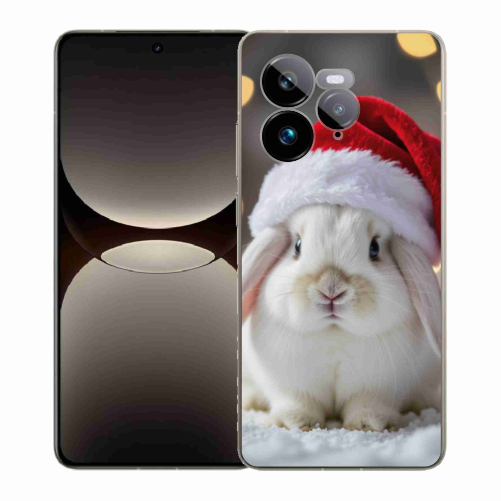 Gelový kryt mmCase na Realme GT 7 Pro 5G - vánoční králík
