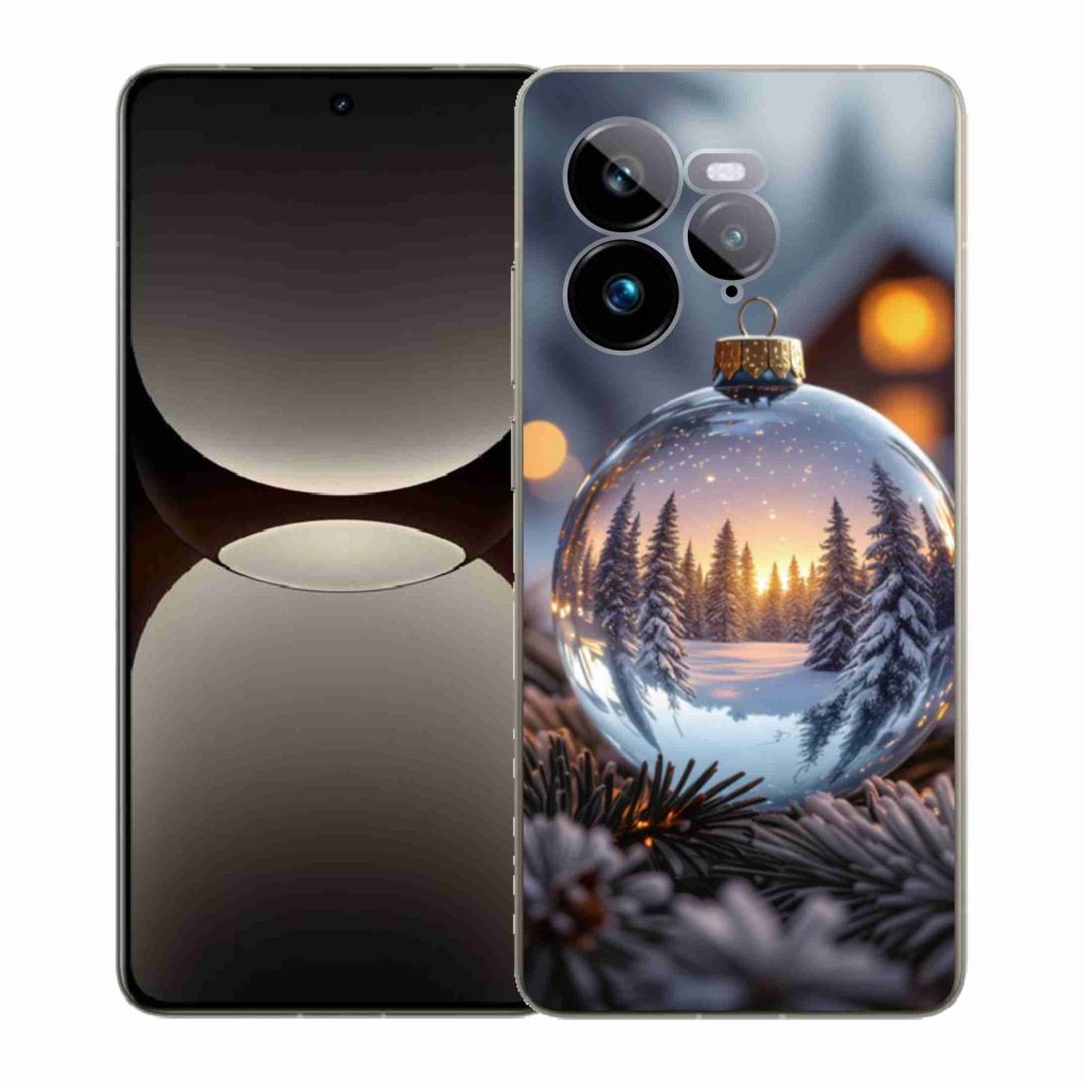 Gelový kryt mmCase na Realme GT 7 Pro 5G - vánoční ozdoba