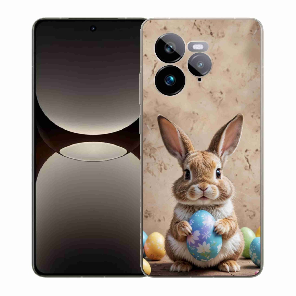 Gelový kryt mmCase na Realme GT 7 Pro 5G - velikonoční králíček