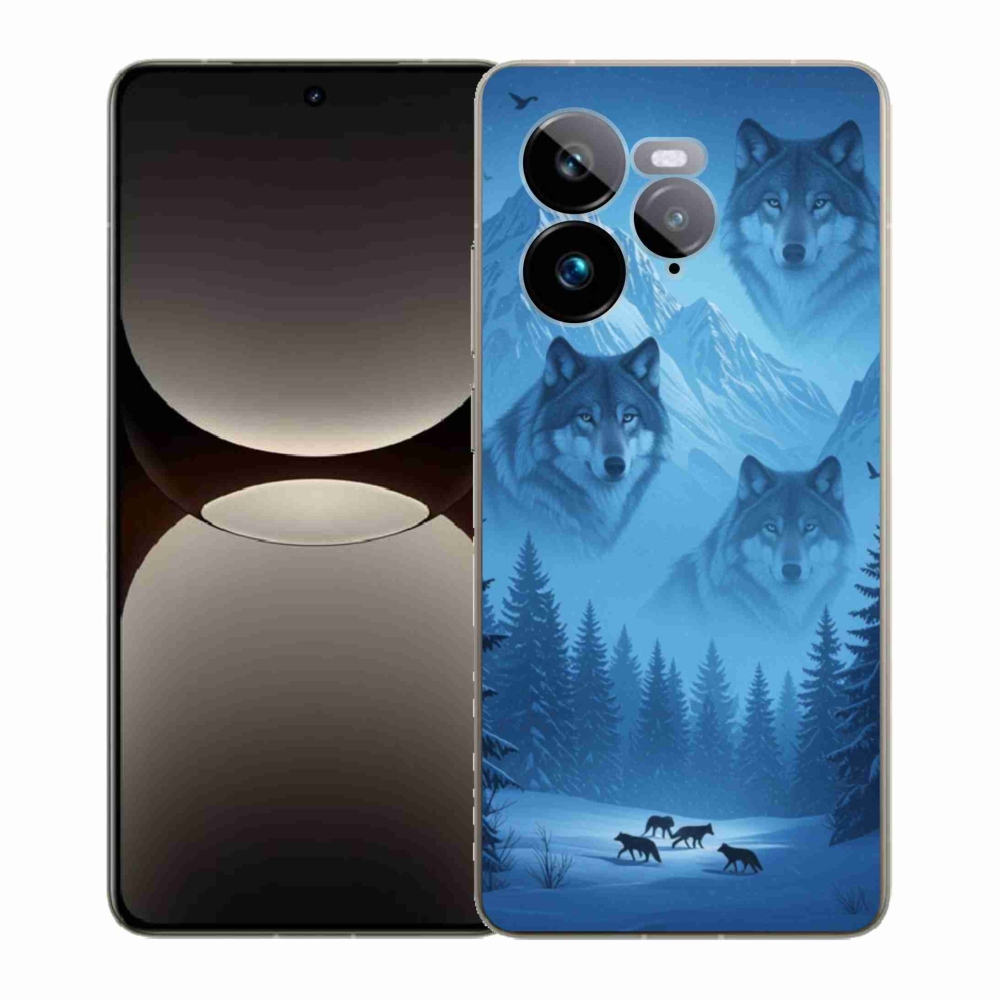 Gelový kryt mmCase na Realme GT 7 Pro 5G - vlčí smečka