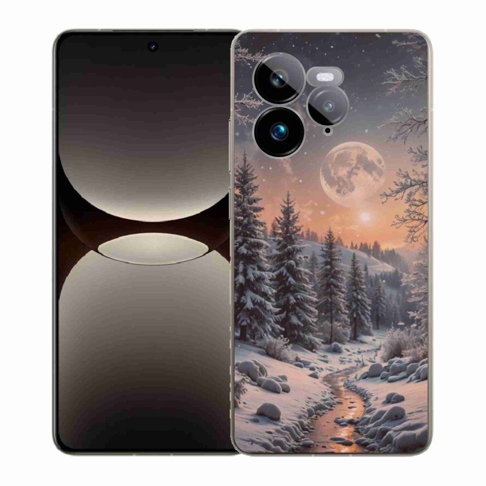 Gelový kryt mmCase na Realme GT 7 Pro 5G - zimní krajina 2