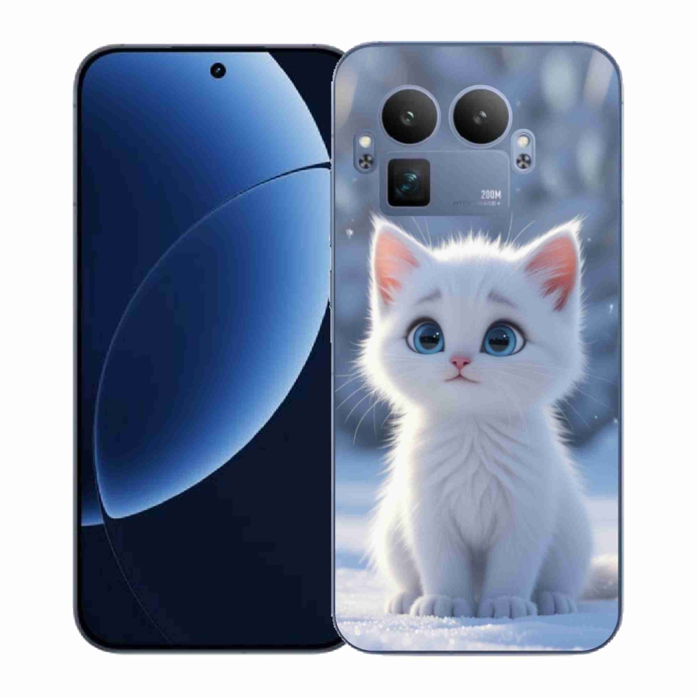 Gelový kryt mmCase na Realme GT 8 Pro 5G - bílé kotě 3