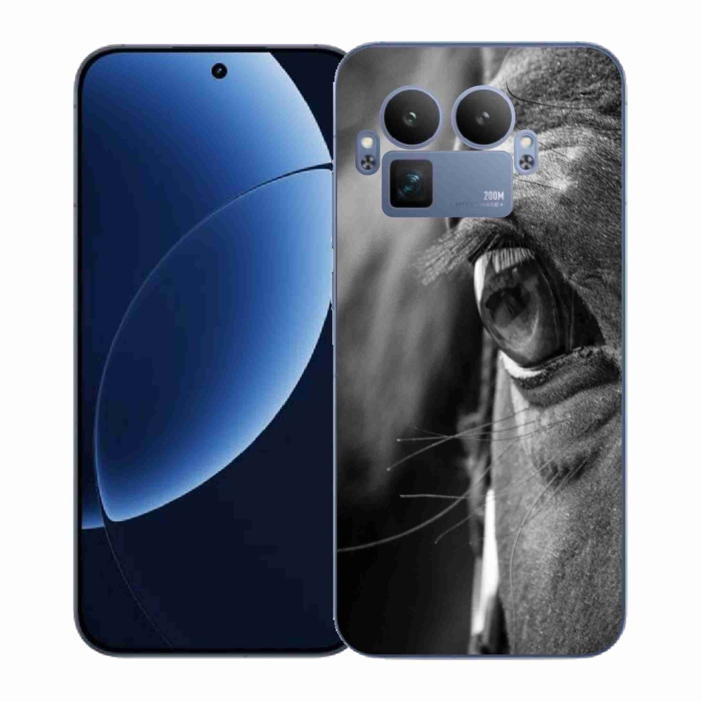 Gelový kryt mmCase na Realme GT 8 Pro 5G - koňský pohled