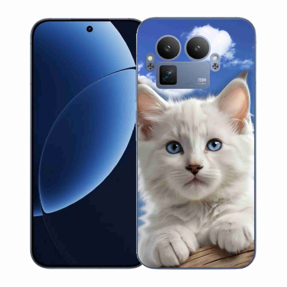 Gelový kryt mmCase na Realme GT 8 Pro 5G - kotě a oblaka