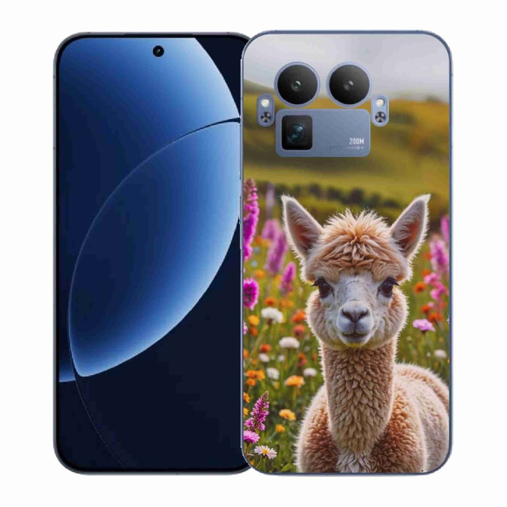 Gelový kryt mmCase na Realme GT 8 Pro 5G - lama na louce