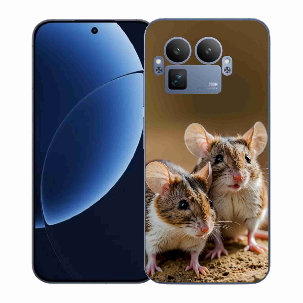 Gelový kryt mmCase na Realme GT 8 Pro 5G - myší duo