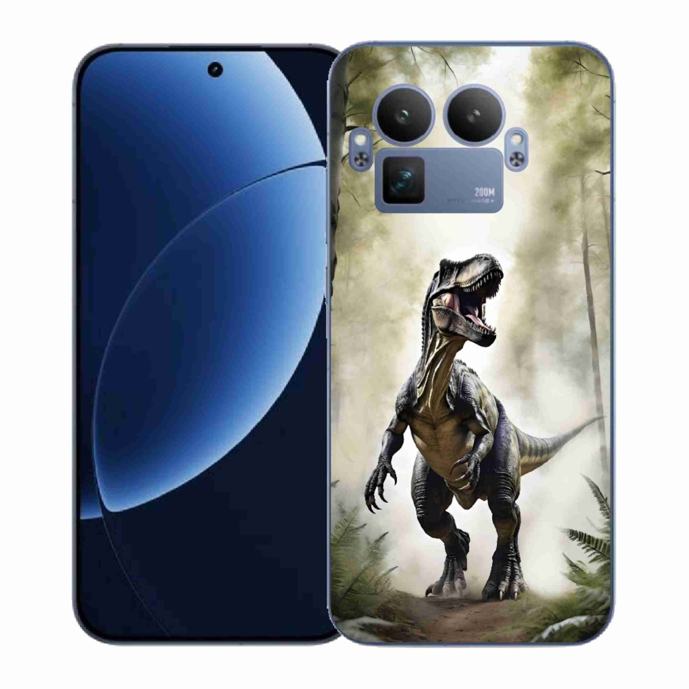Gelový kryt mmCase na Realme GT 8 Pro 5G - naštvaný T-Rex