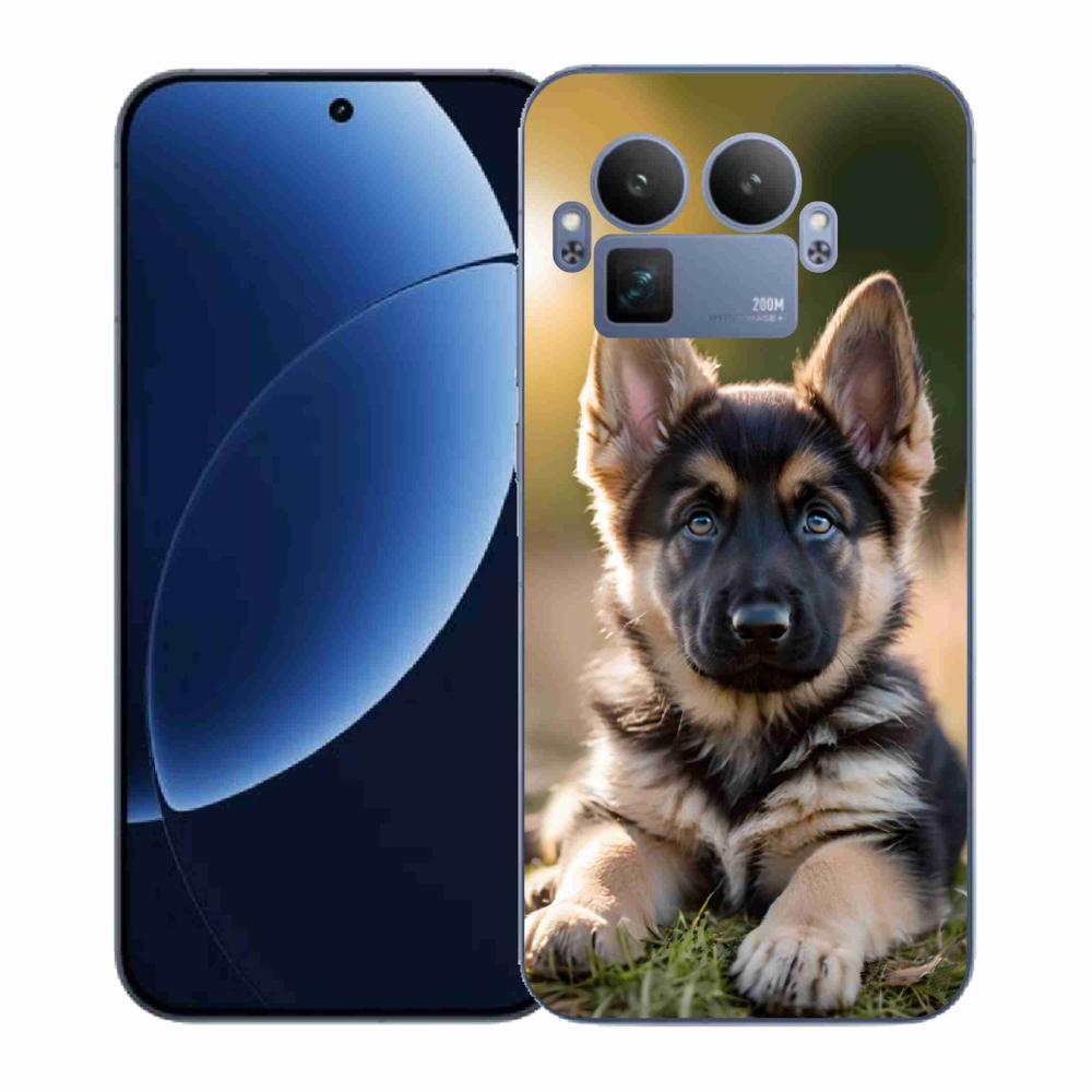 Gelový kryt mmCase na Realme GT 8 Pro 5G - německý ovčák v přírodě