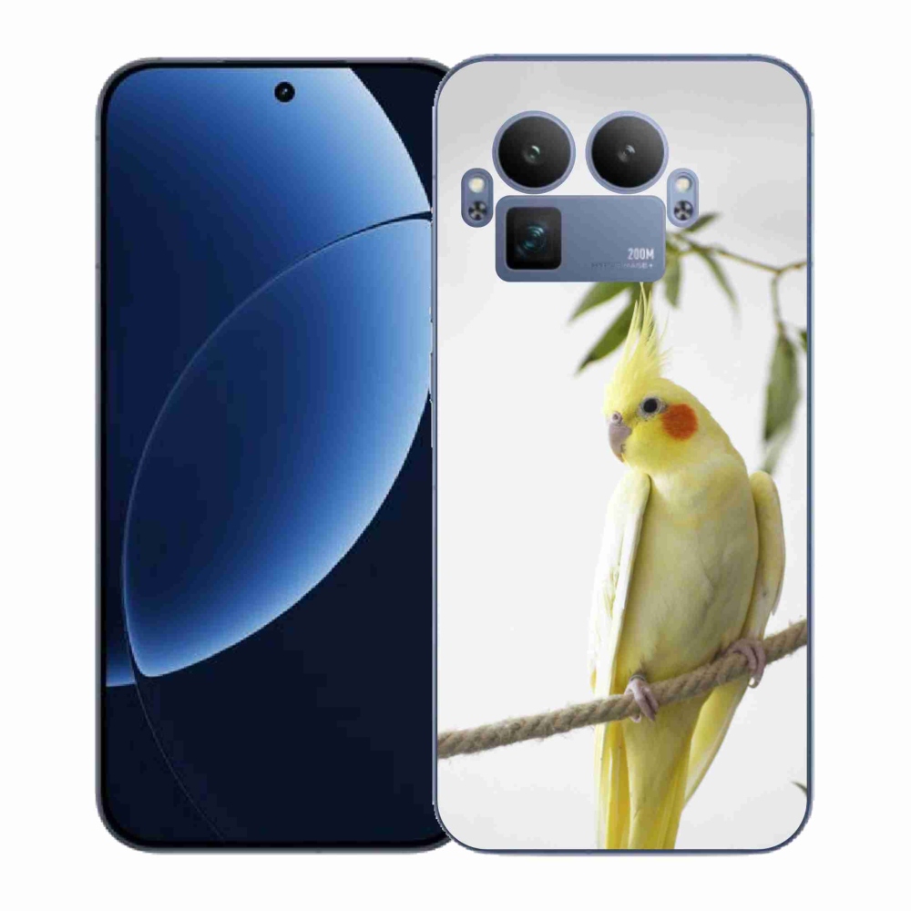 Gelový kryt mmCase na Realme GT 8 Pro 5G - papoušek korela chocholatá