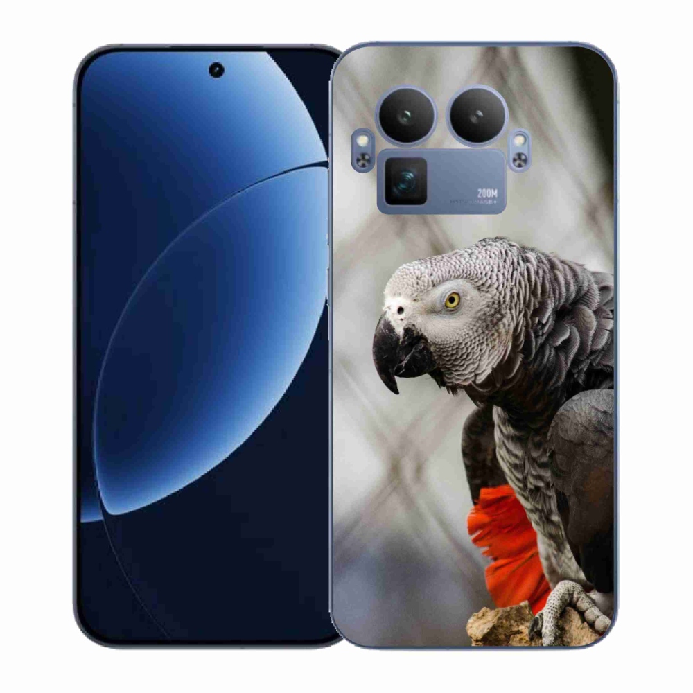 Gelový kryt mmCase na Realme GT 8 Pro 5G - papoušek žako 3