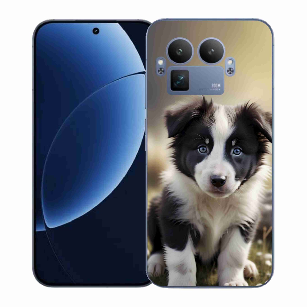 Gelový kryt mmCase na Realme GT 8 Pro 5G - roztomilá border kolie