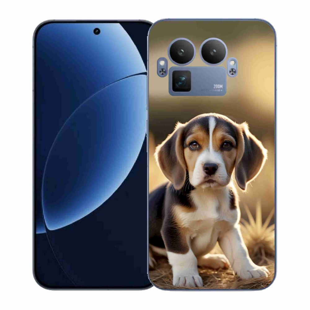 Gelový kryt mmCase na Realme GT 8 Pro 5G - roztomilý bígl