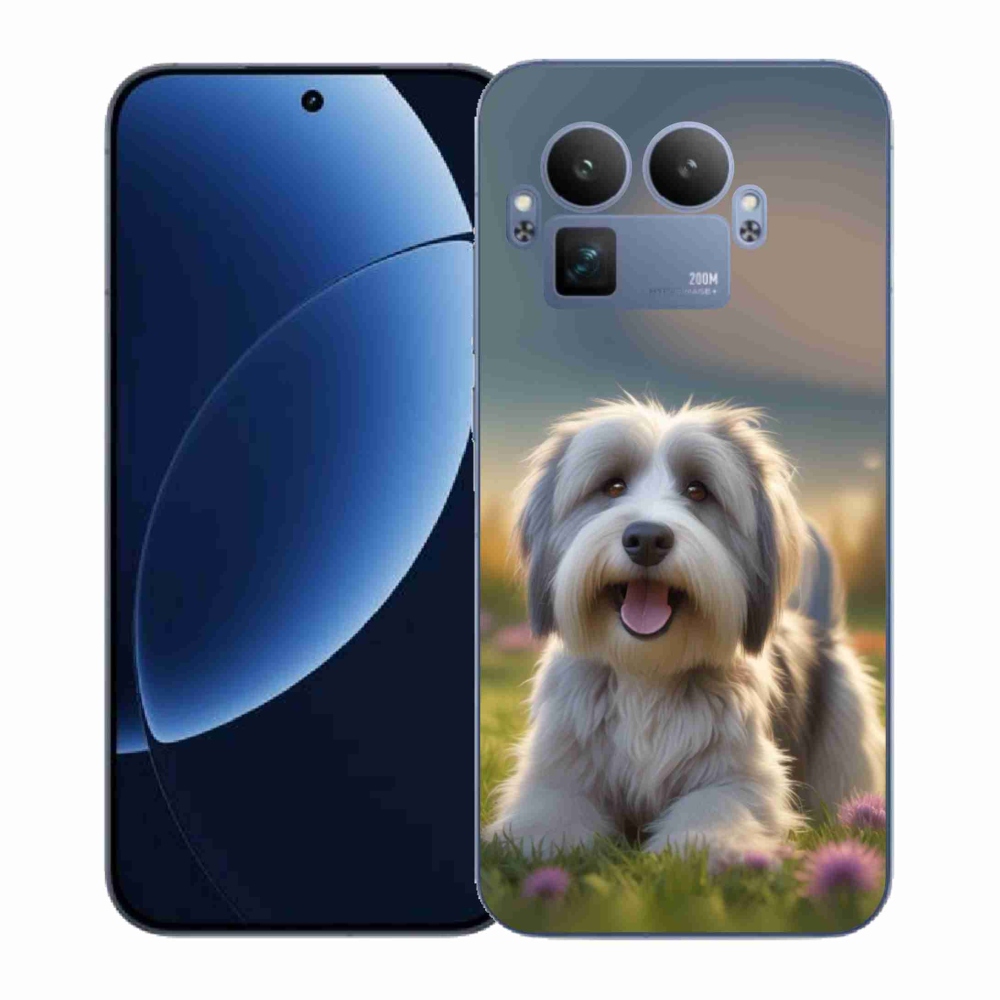 Gelový kryt mmCase na Realme GT 8 Pro 5G - roztomilý havanský psík
