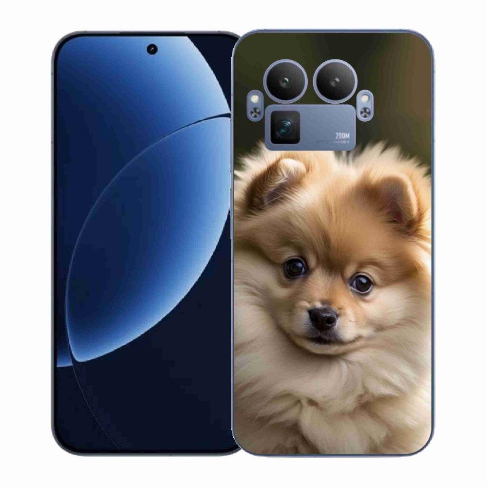 Gelový kryt mmCase na Realme GT 8 Pro 5G - roztomilý pomeranian 2