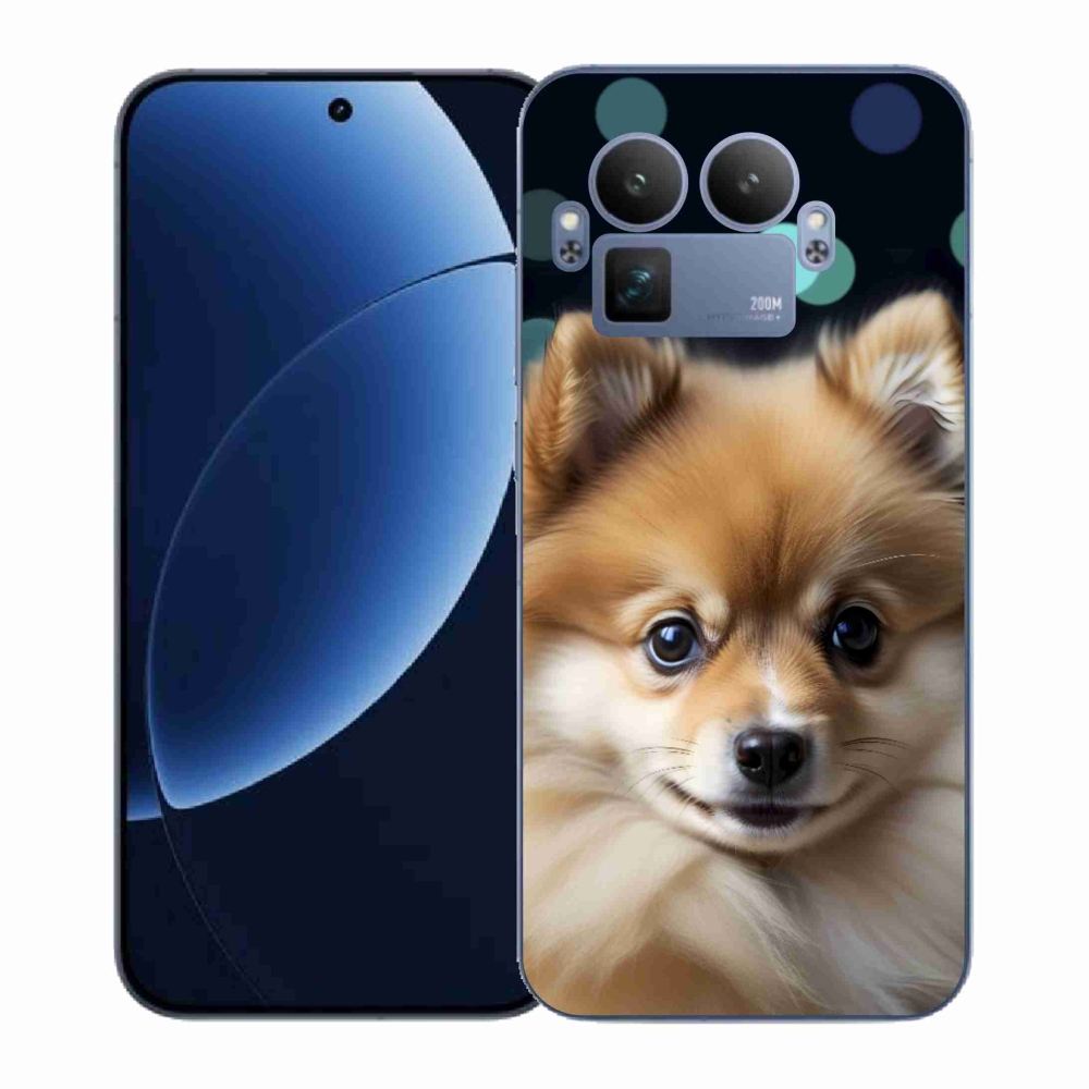 Gelový kryt mmCase na Realme GT 8 Pro 5G - roztomilý pomeranian