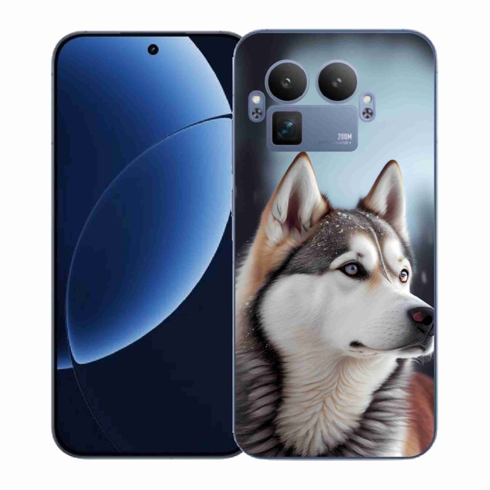 Gelový kryt mmCase na Realme GT 8 Pro 5G - sibiřský husky