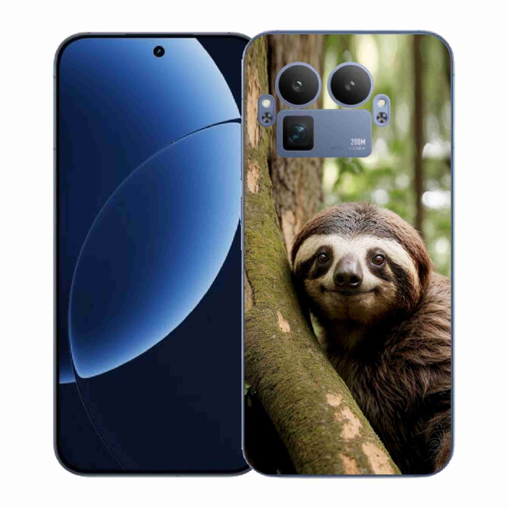 Gelový kryt mmCase na Realme GT 8 Pro 5G - usměvavý lenochod