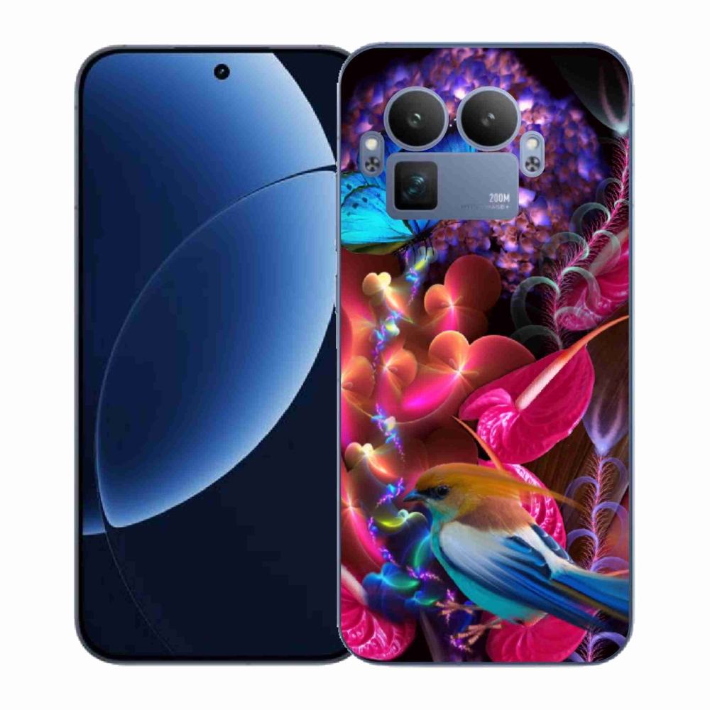 Gelový kryt mmCase na Realme GT 8 Pro - barevné květiny