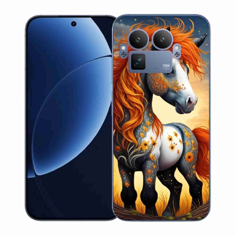 Gelový kryt mmCase na Realme GT 8 Pro - barevný poník