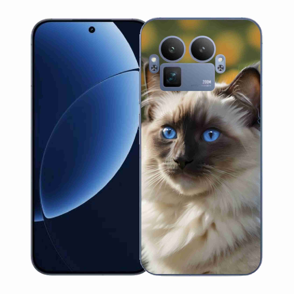Gelový kryt mmCase na Realme GT 8 Pro - bílý ragdoll