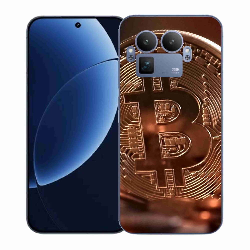 Gelový kryt mmCase na Realme GT 8 Pro - bitcoin