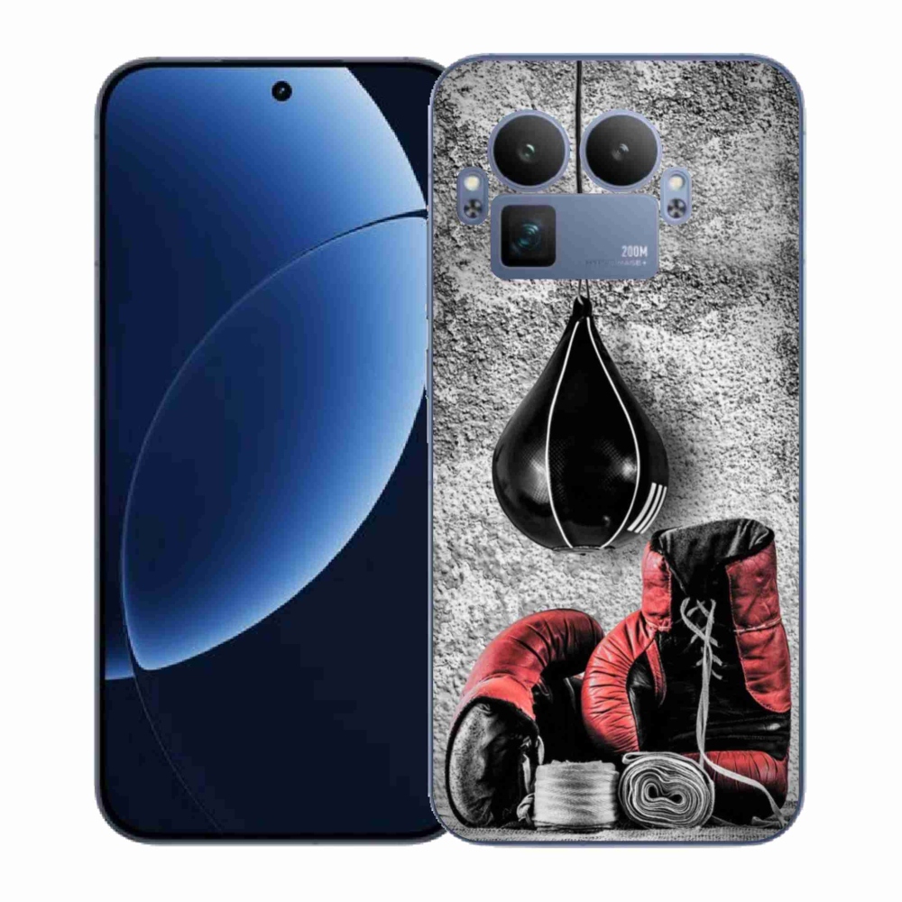 Gelový kryt mmCase na Realme GT 8 Pro - boxovací pytel a rukavice