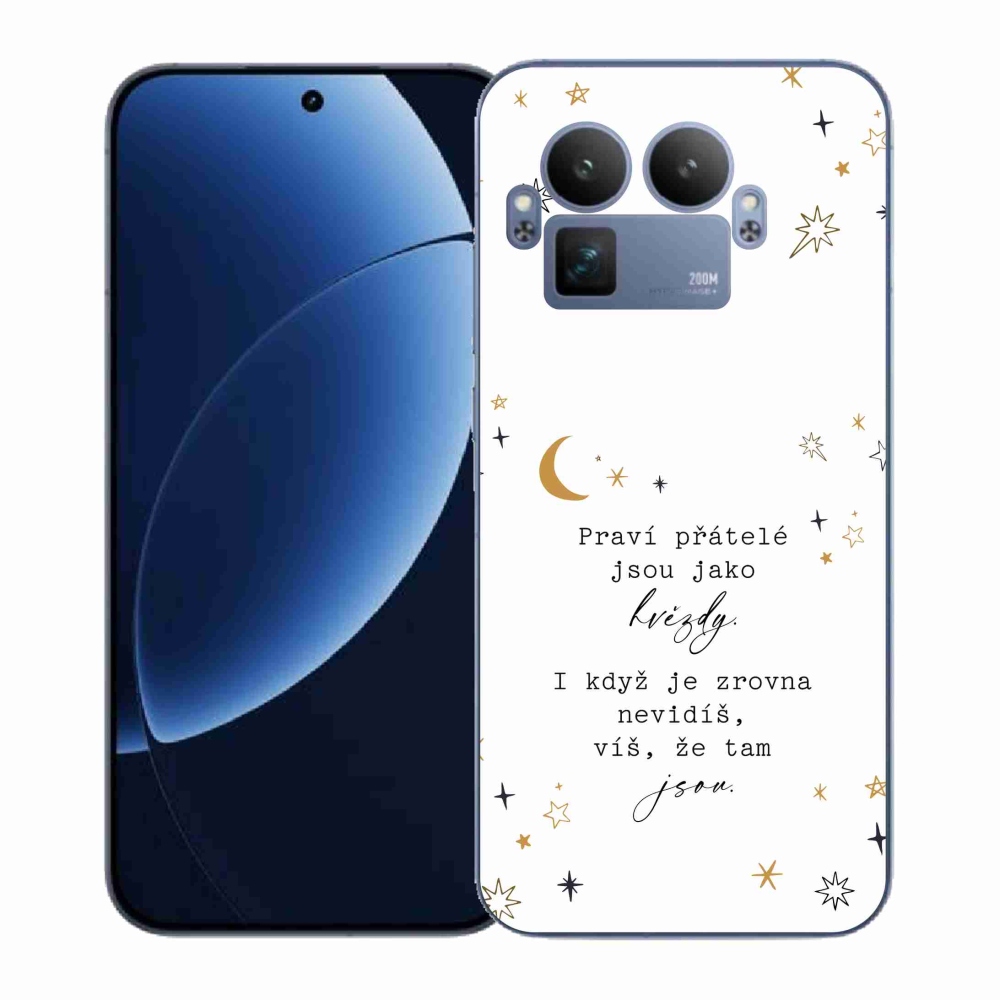 Gelový kryt mmCase na Realme GT 8 Pro - citát 6 bílé pozadí