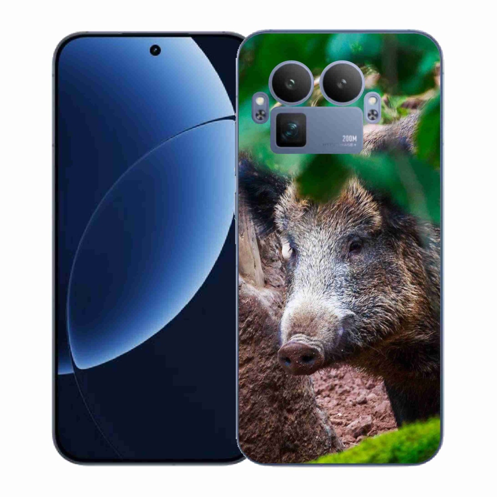 Gelový kryt mmCase na Realme GT 8 Pro - divoké prase