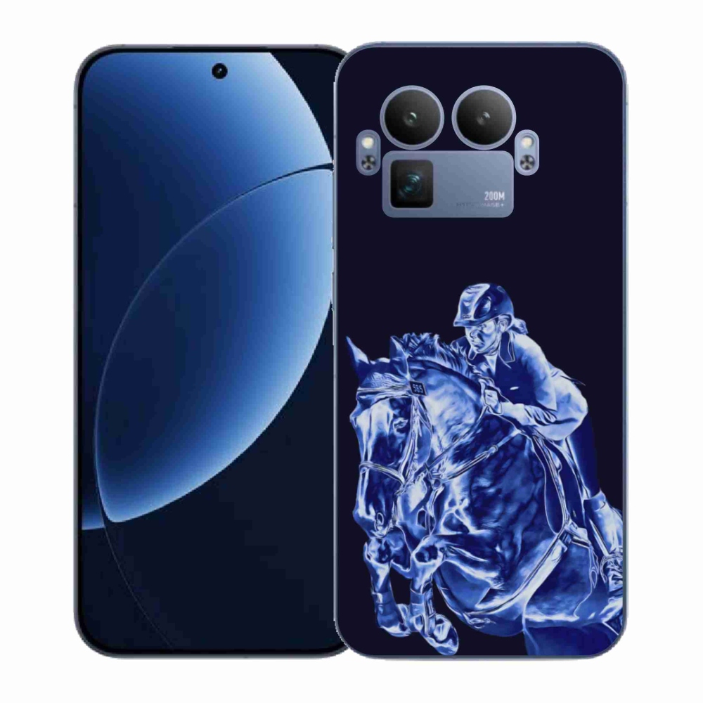 Gelový kryt mmCase na Realme GT 8 Pro - dostihový kůň