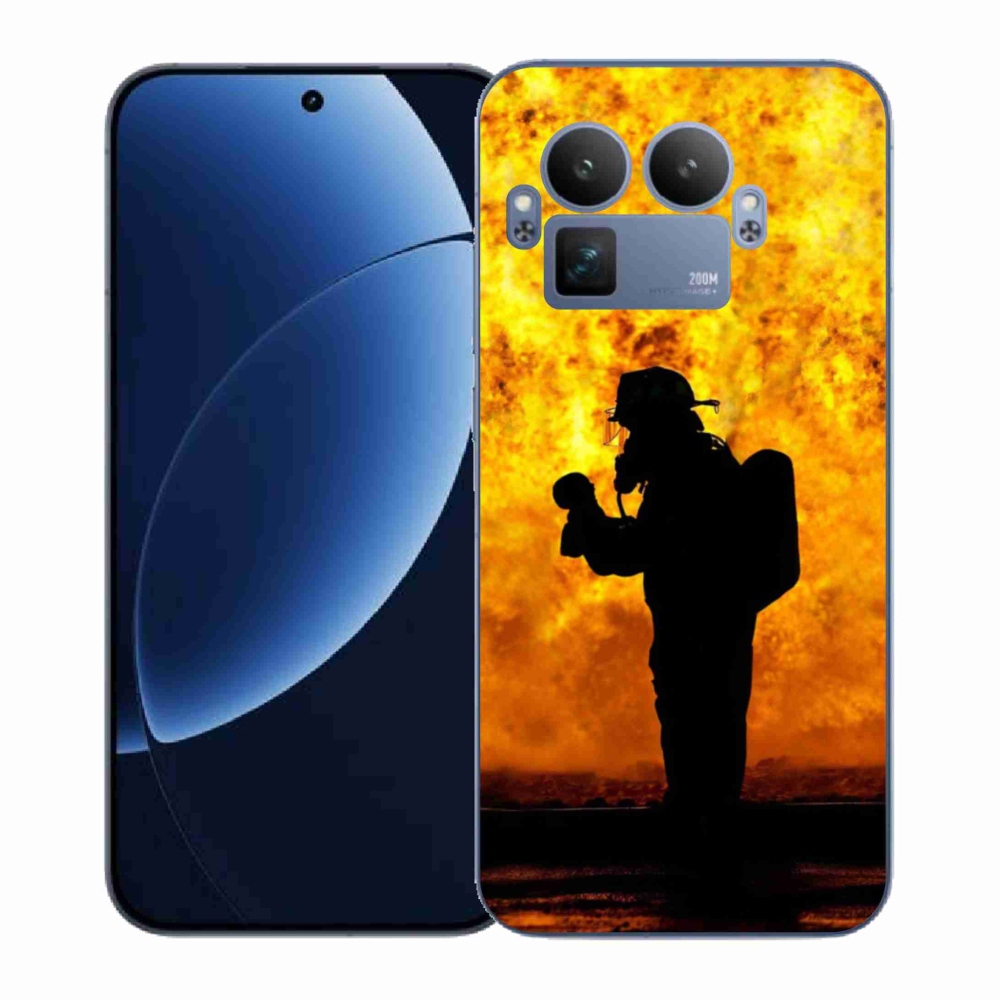 Gelový kryt mmCase na Realme GT 8 Pro - hasič