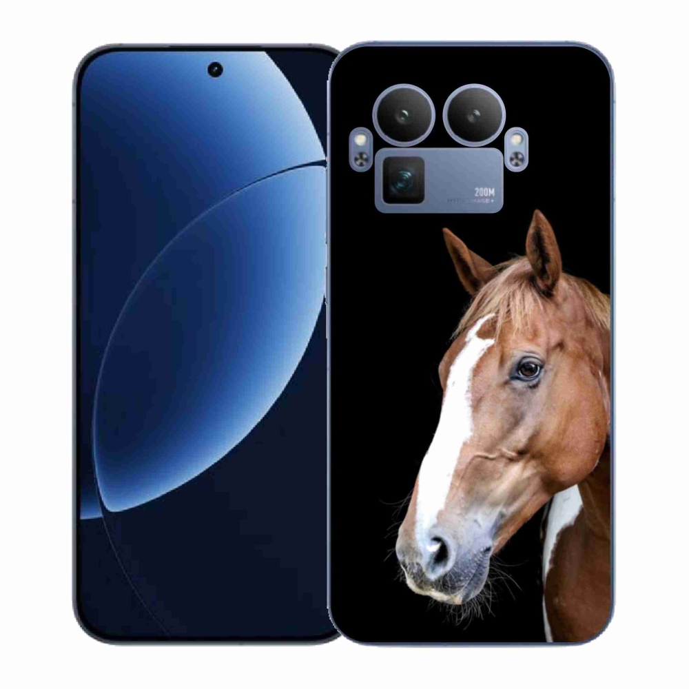 Gelový kryt mmCase na Realme GT 8 Pro - hnědý kůň 3