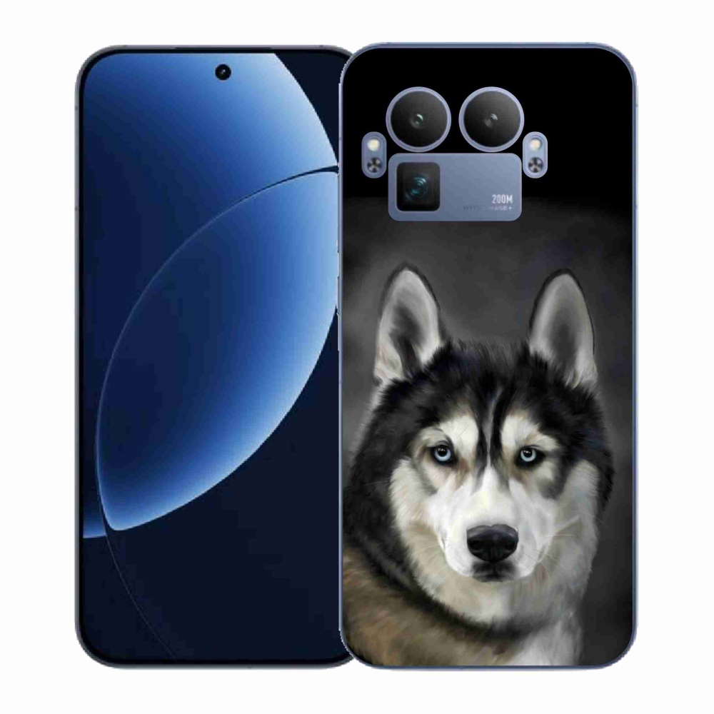 Gelový kryt mmCase na Realme GT 8 Pro - husky