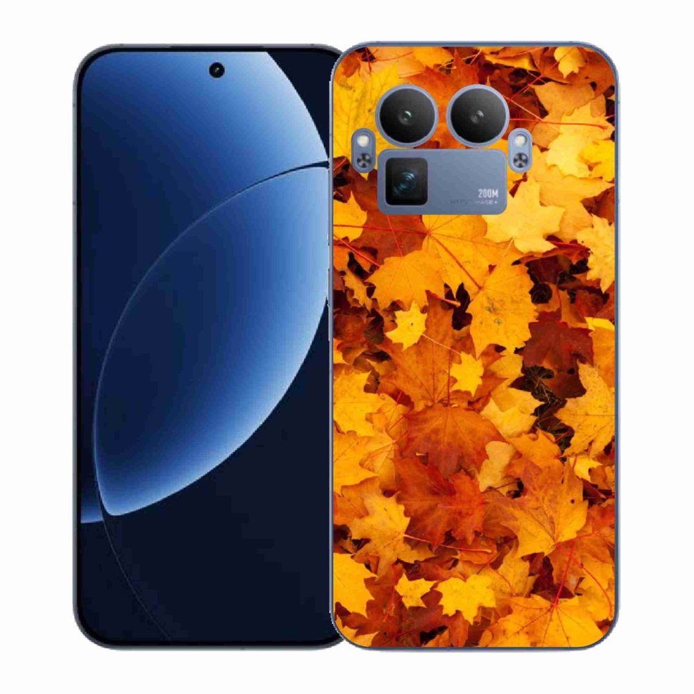 Gelový kryt mmCase na Realme GT 8 Pro - javorové listy