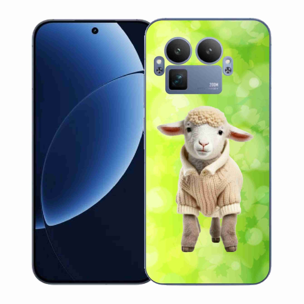 Gelový kryt mmCase na Realme GT 8 Pro - jehně ve svetru
