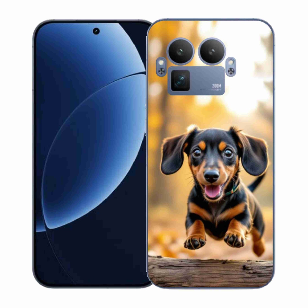 Gelový kryt mmCase na Realme GT 8 Pro - jezevčík 2