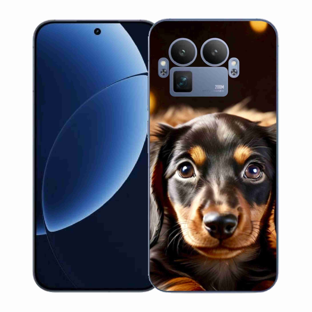 Gelový kryt mmCase na Realme GT 8 Pro - jezevčík