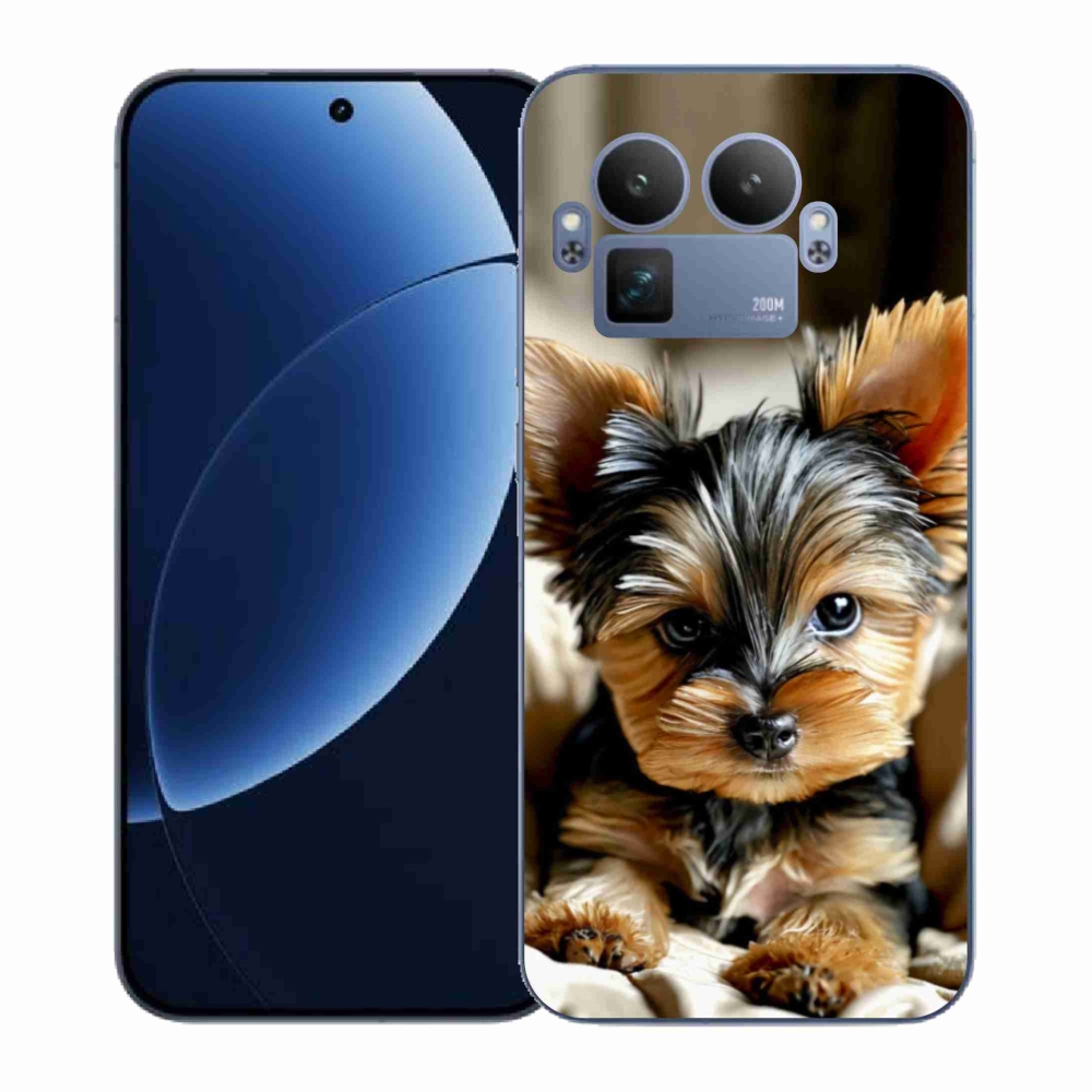 Gelový kryt mmCase na Realme GT 8 Pro - jorkšír 11